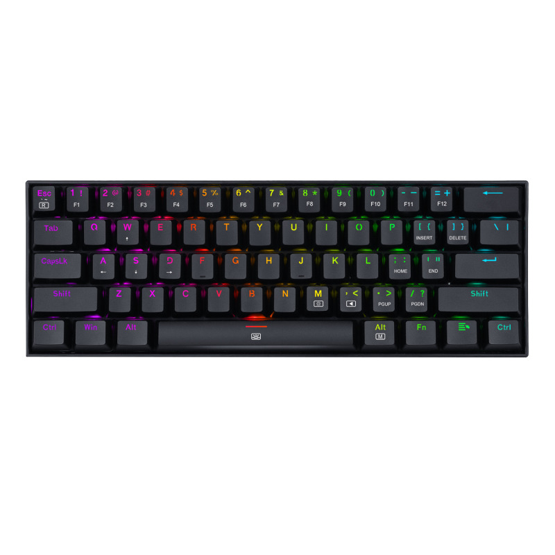 REDRAGON K630RGB BLUE DRAGONBORN, Teclado mecanico 60% switches BLUE image 4
